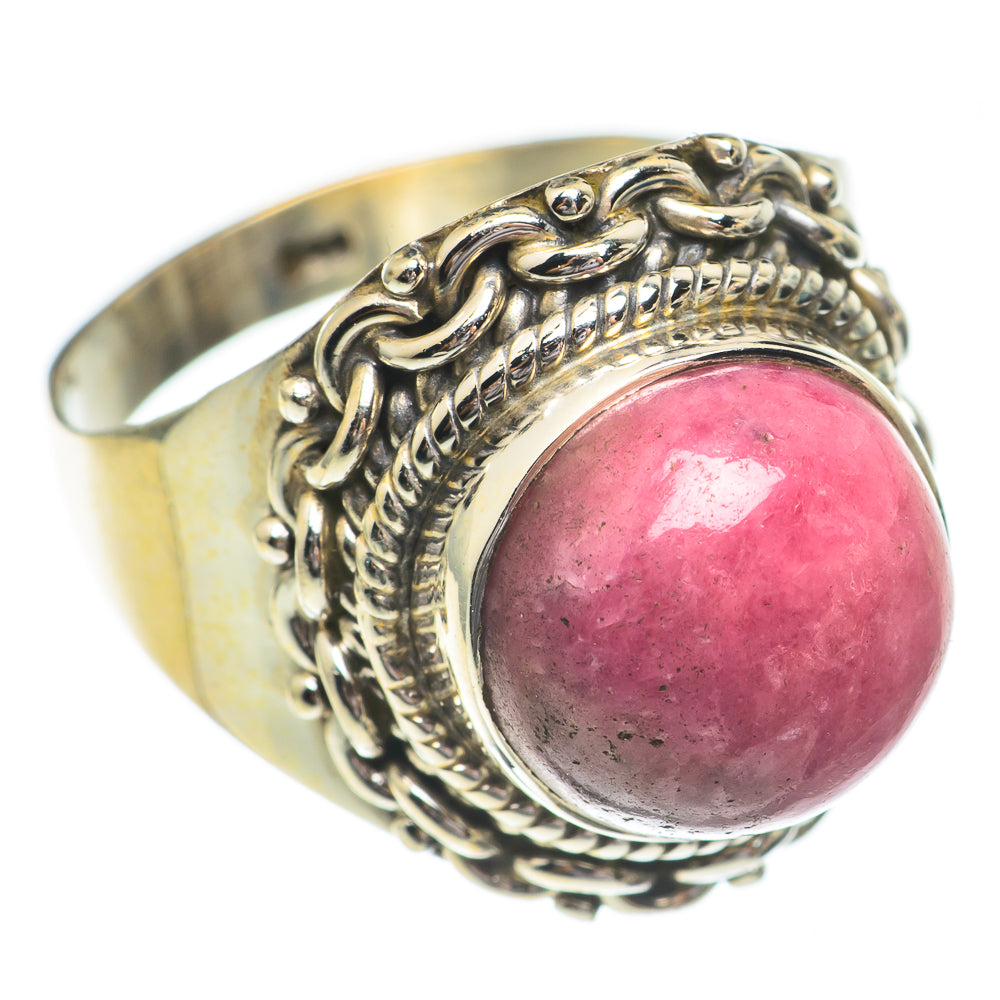 Rhodochrosite Rings handcrafted by Ana Silver Co - RING68916
