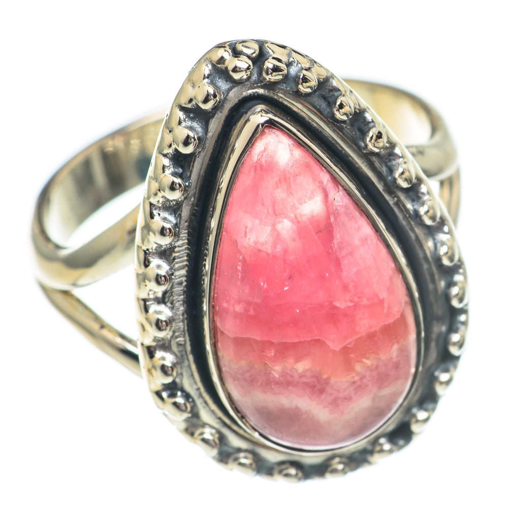 Rhodochrosite Rings handcrafted by Ana Silver Co - RING68917