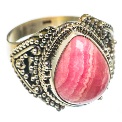 Rhodochrosite Rings handcrafted by Ana Silver Co - RING68918