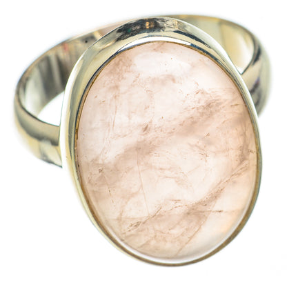 Rose Quartz Rings handcrafted by Ana Silver Co - RING68919