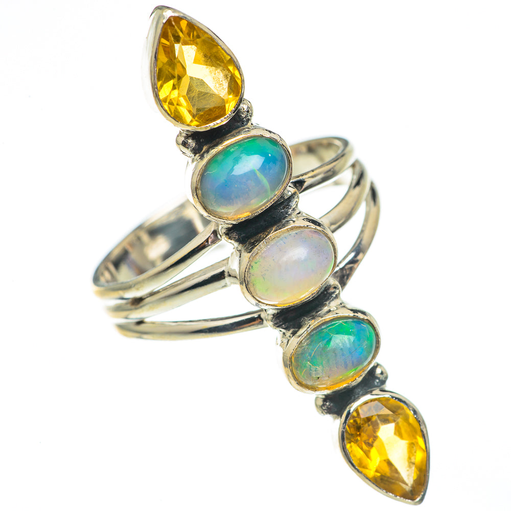 Ethiopian Opal Rings handcrafted by Ana Silver Co - RING68925