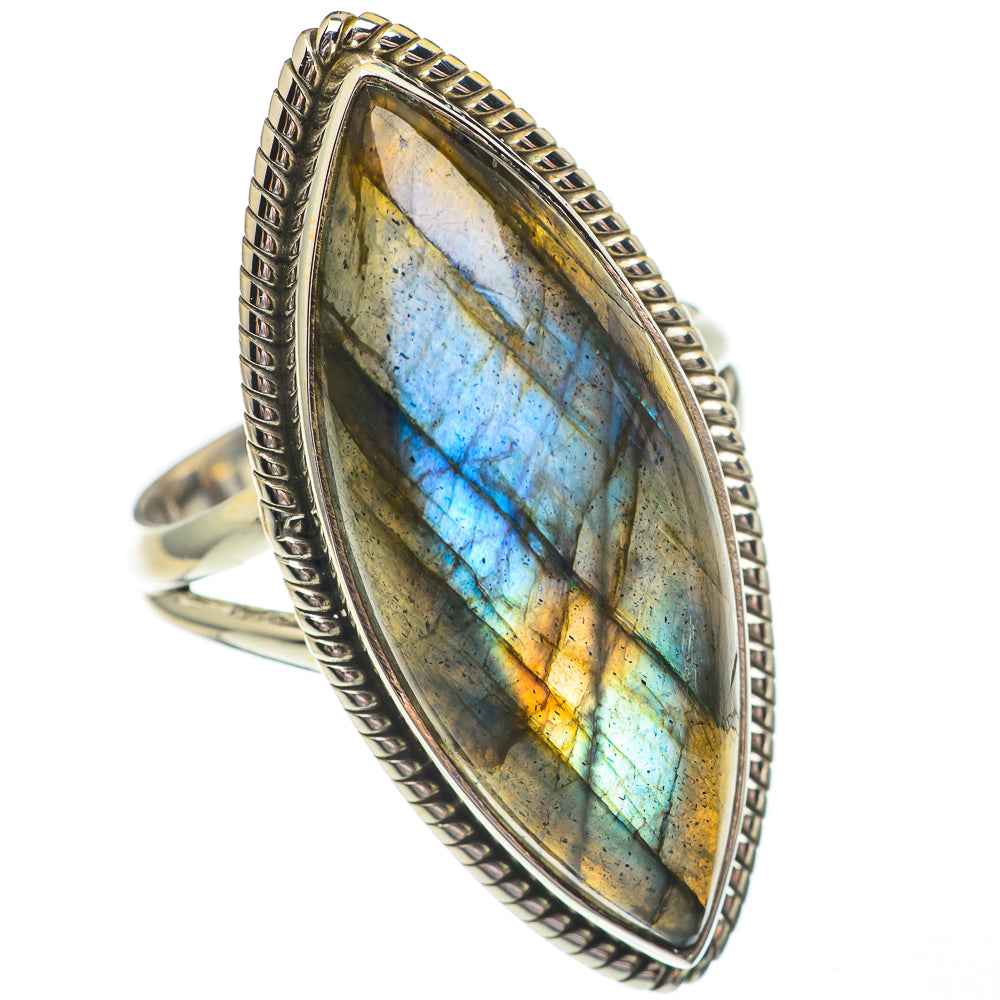 Labradorite Rings handcrafted by Ana Silver Co - RING68927