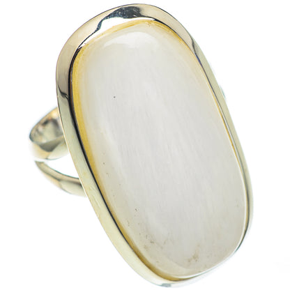 Blue Lace Agate Rings handcrafted by Ana Silver Co - RING68948