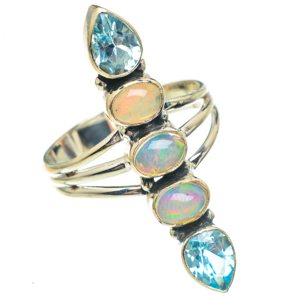 Ethiopian Opal Rings handcrafted by Ana Silver Co - RING68955