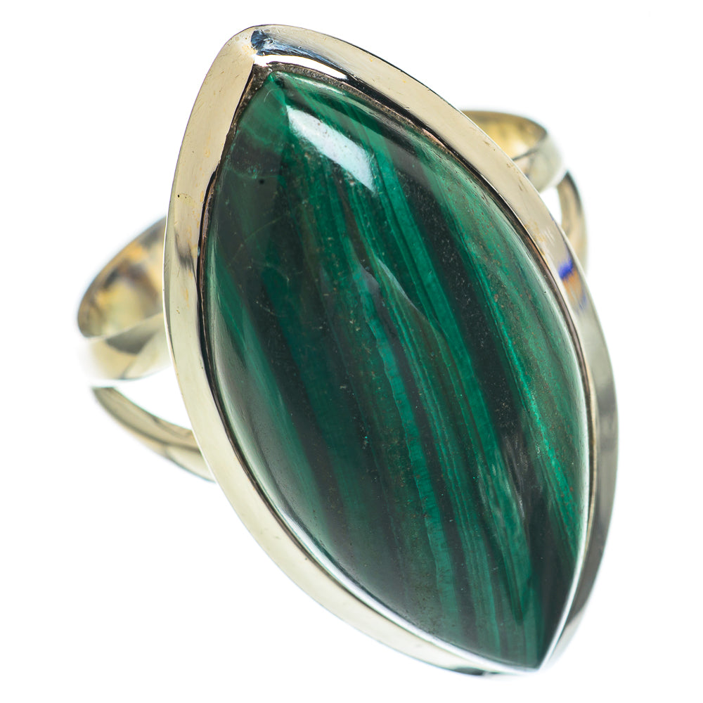 Malachite Rings handcrafted by Ana Silver Co - RING68964