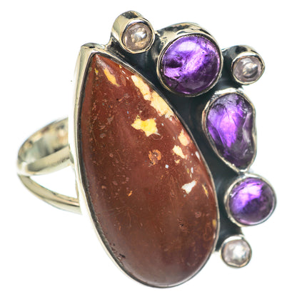 Mahogany Obsidian Rings handcrafted by Ana Silver Co - RING68967