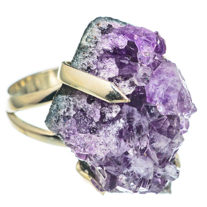 Amethyst Crystal Rings handcrafted by Ana Silver Co - RING68975