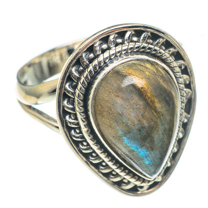 Labradorite Rings handcrafted by Ana Silver Co - RING68986