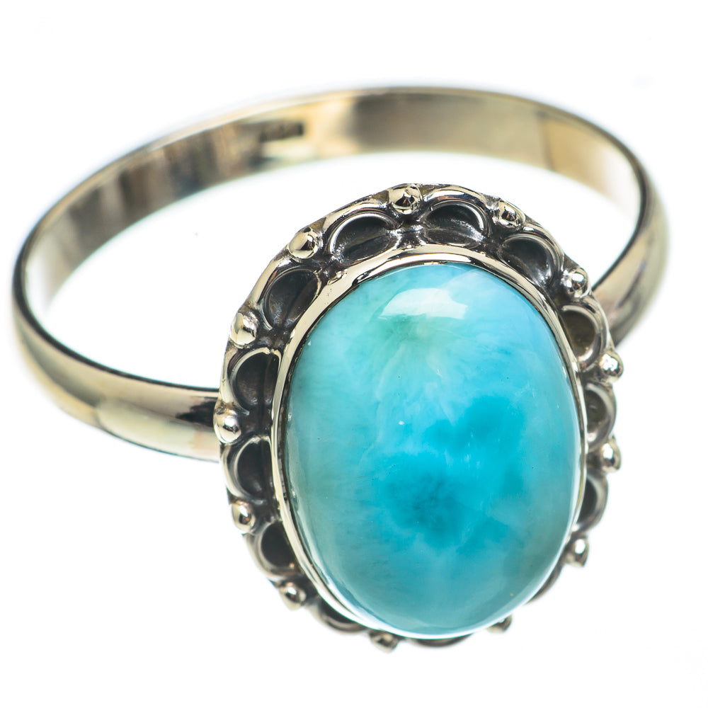 Larimar Rings handcrafted by Ana Silver Co - RING68990
