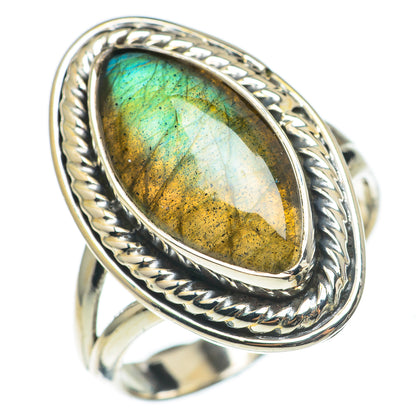 Labradorite Rings handcrafted by Ana Silver Co - RING68993