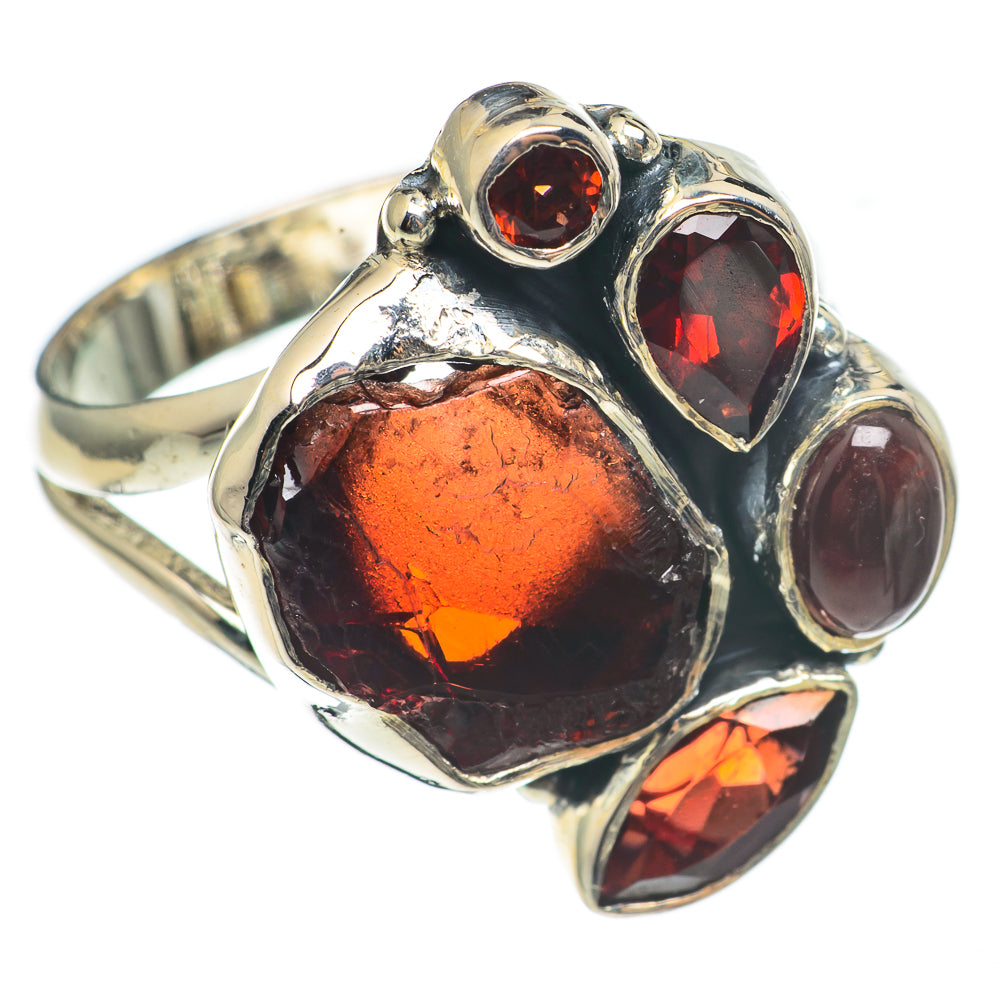 Garnet Rings handcrafted by Ana Silver Co - RING69004