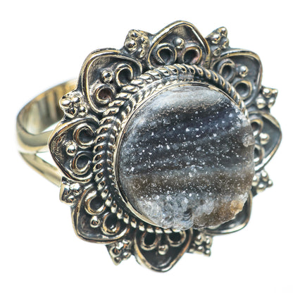 Desert Druzy Rings handcrafted by Ana Silver Co - RING69022