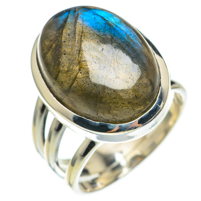 Labradorite Rings handcrafted by Ana Silver Co - RING69028