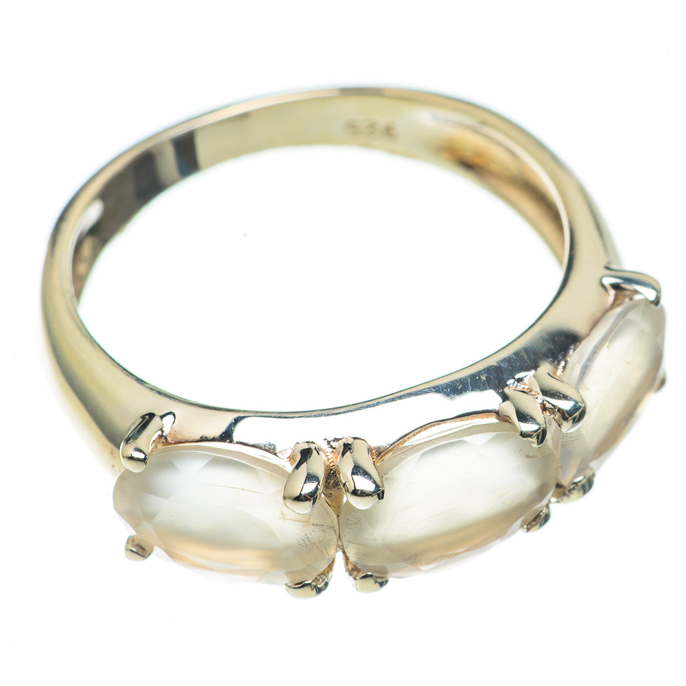 White Quartz Rings handcrafted by Ana Silver Co - RING69040
