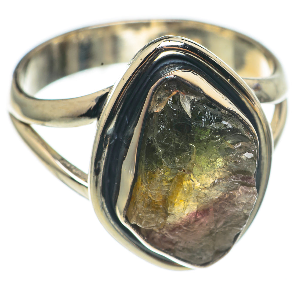 Watermelon Tourmaline Rings handcrafted by Ana Silver Co - RING69059