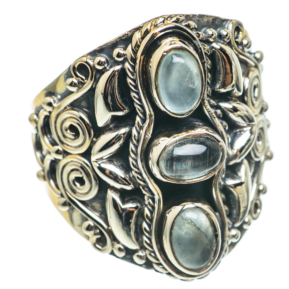 Aquamarine Rings handcrafted by Ana Silver Co - RING69061