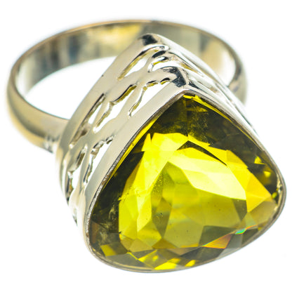 Olive Quartz Rings handcrafted by Ana Silver Co - RING69097