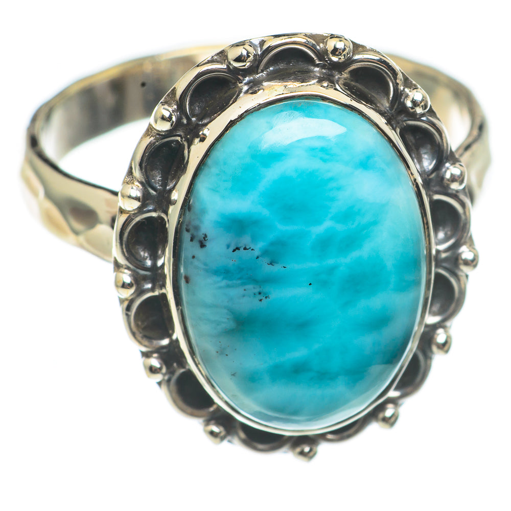 Larimar Rings handcrafted by Ana Silver Co - RING69098