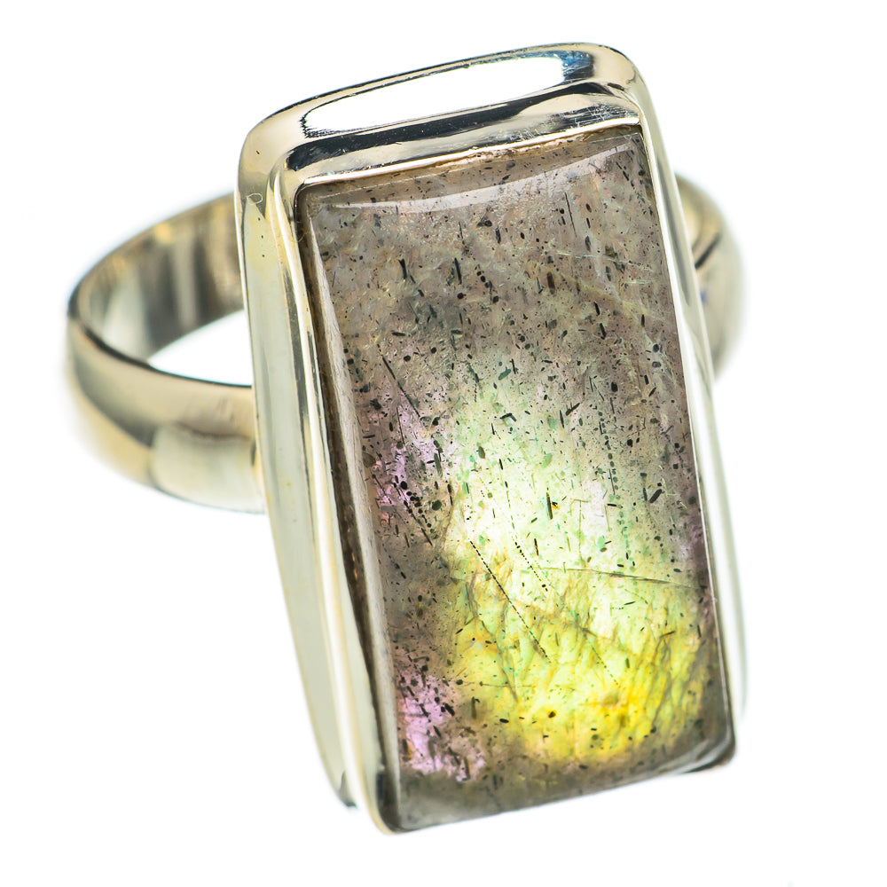 Labradorite Rings handcrafted by Ana Silver Co - RING69104