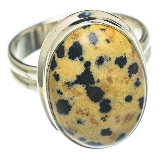 Dalmatian Jasper Rings handcrafted by Ana Silver Co - RING69108 - Photo 2