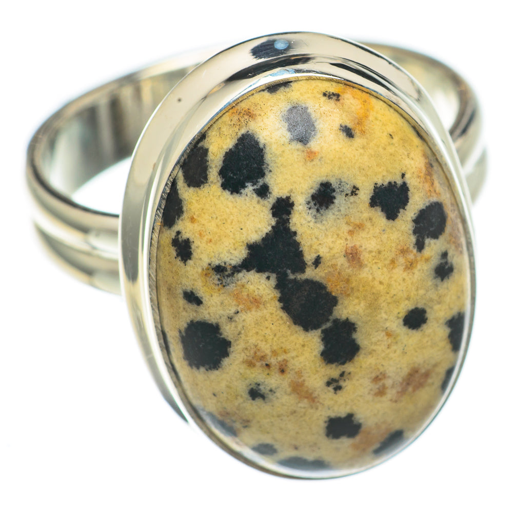 Dalmatian Jasper Rings handcrafted by Ana Silver Co - RING69108 - Photo 2