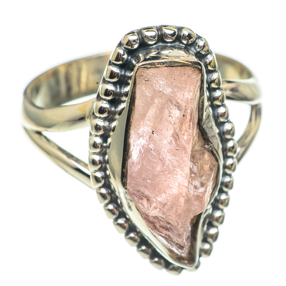 Rose Quartz Rings handcrafted by Ana Silver Co - RING69114