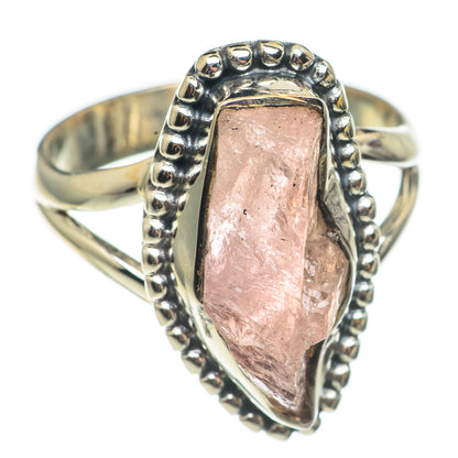 Rose Quartz Rings handcrafted by Ana Silver Co - RING69114