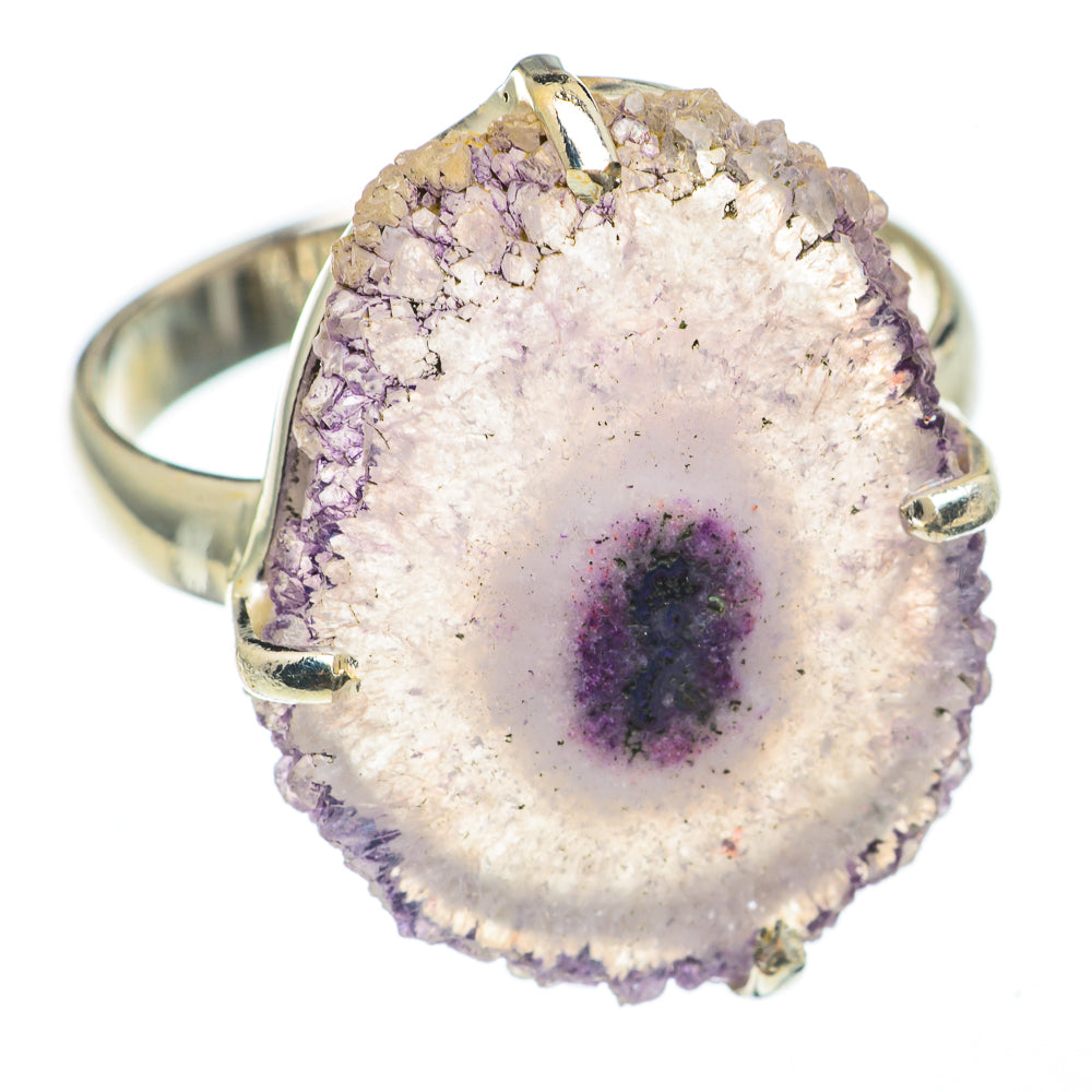 Amethyst Stalactite Rings handcrafted by Ana Silver Co - RING69116