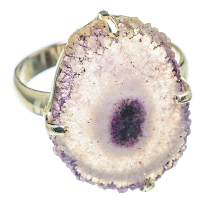 Amethyst Stalactite Rings handcrafted by Ana Silver Co - RING69116