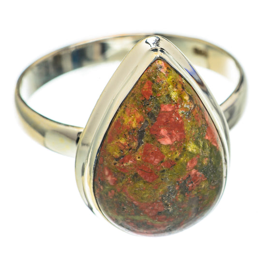 Unakite Rings handcrafted by Ana Silver Co - RING69127