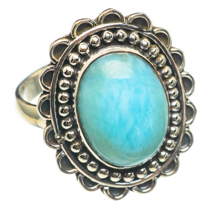 Larimar Rings handcrafted by Ana Silver Co - RING69133