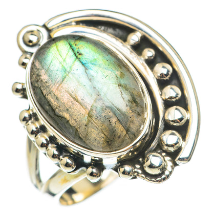 Labradorite Rings handcrafted by Ana Silver Co - RING69134