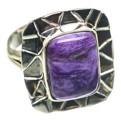 Charoite Rings handcrafted by Ana Silver Co - RING69150