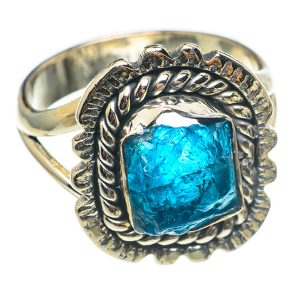 Blue Fluorite Rings handcrafted by Ana Silver Co - RING69166