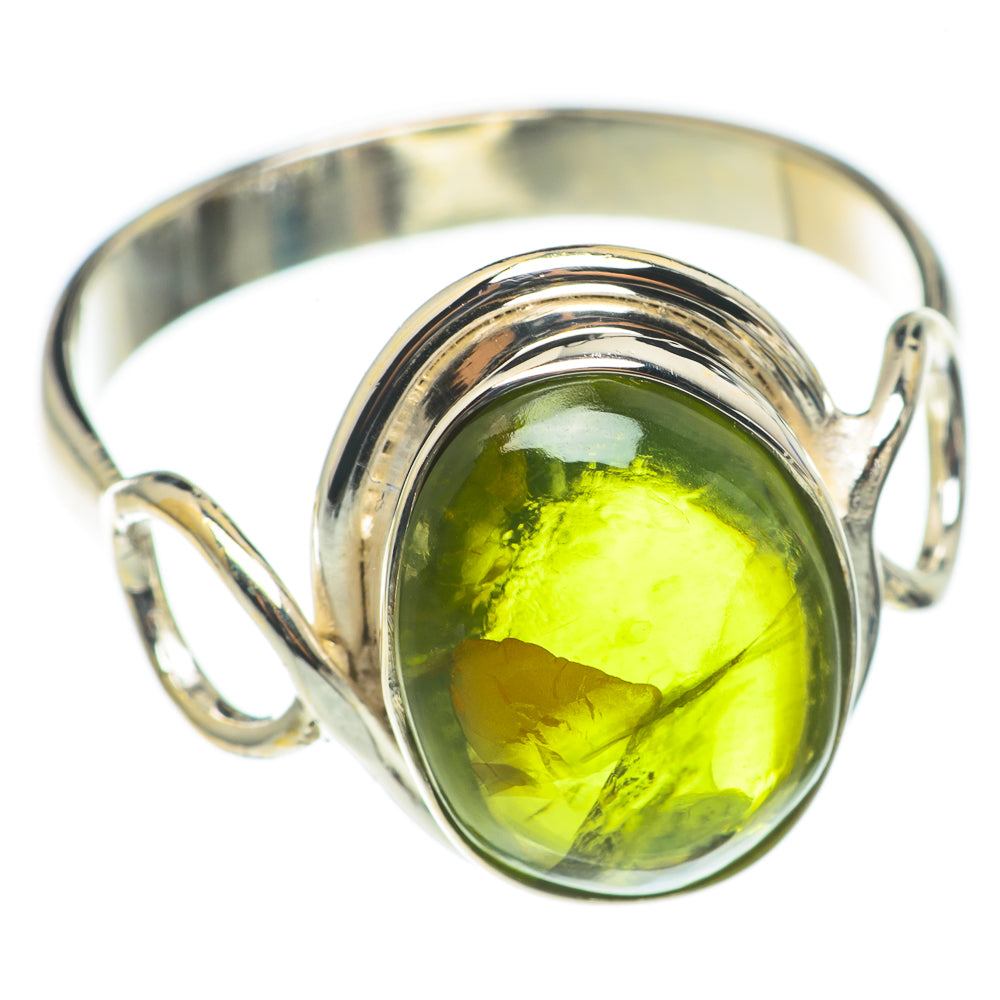 Green Tourmaline Rings handcrafted by Ana Silver Co - RING69170