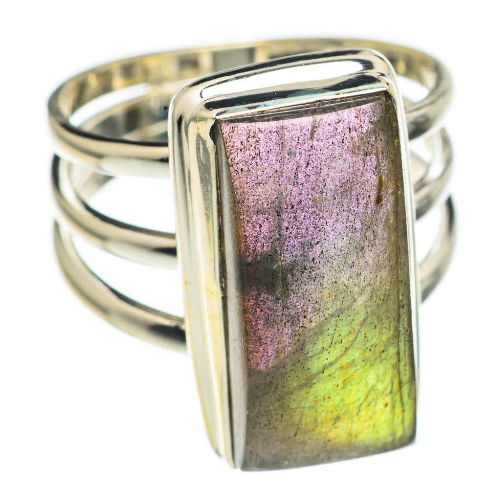 Labradorite Rings handcrafted by Ana Silver Co - RING69171
