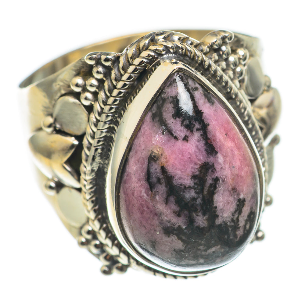 Rhodonite Rings handcrafted by Ana Silver Co - RING69182