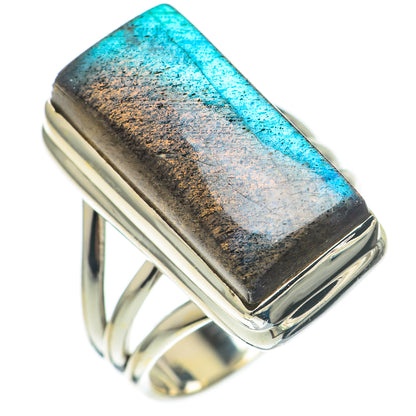 Labradorite Rings handcrafted by Ana Silver Co - RING69197