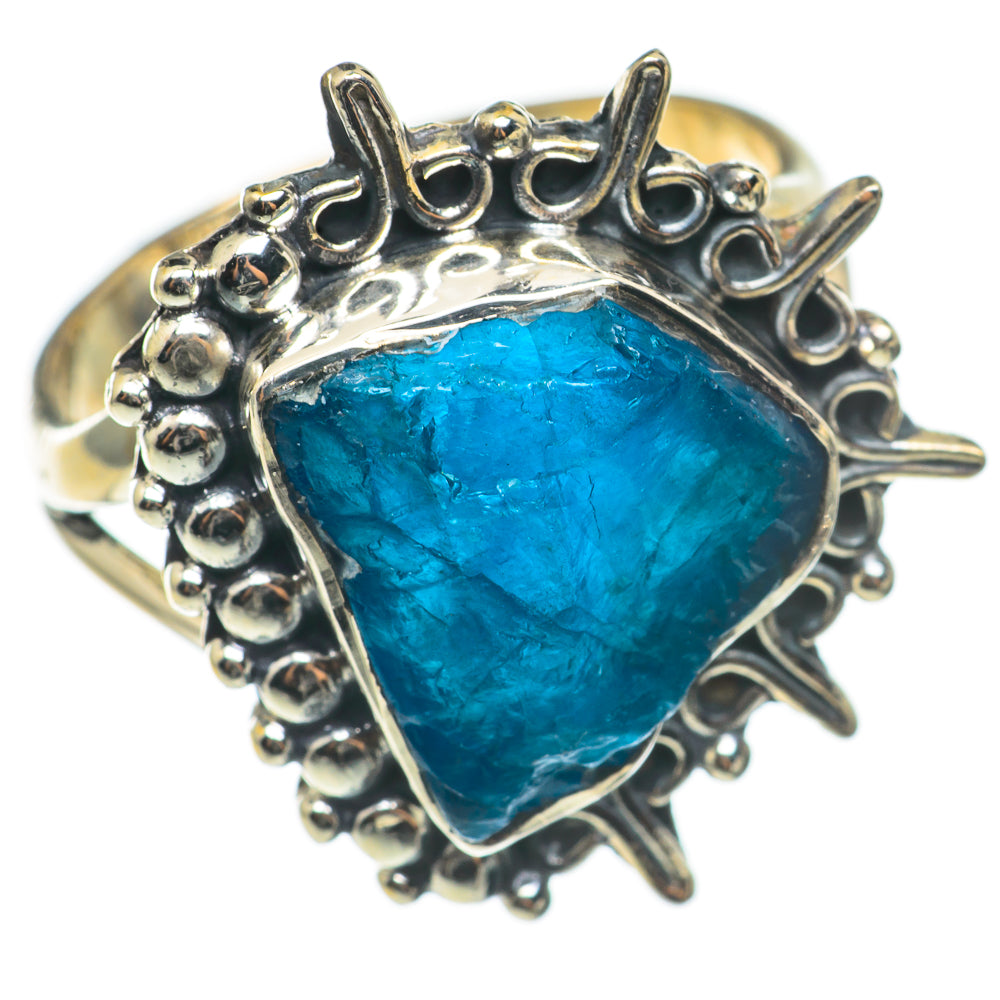 Blue Fluorite Rings handcrafted by Ana Silver Co - RING69199
