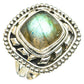 Labradorite Rings handcrafted by Ana Silver Co - RING69200