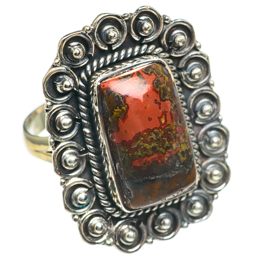 Mahogany Obsidian Rings handcrafted by Ana Silver Co - RING69205