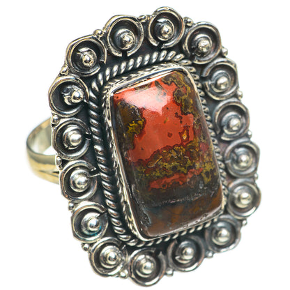 Mahogany Obsidian Rings handcrafted by Ana Silver Co - RING69205