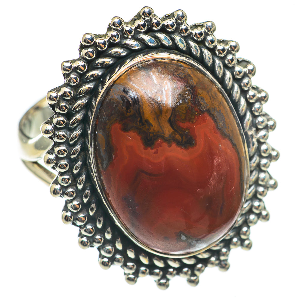 Mahogany Obsidian Rings handcrafted by Ana Silver Co - RING69206