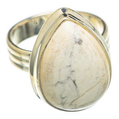 Howlite Rings handcrafted by Ana Silver Co - RING69224