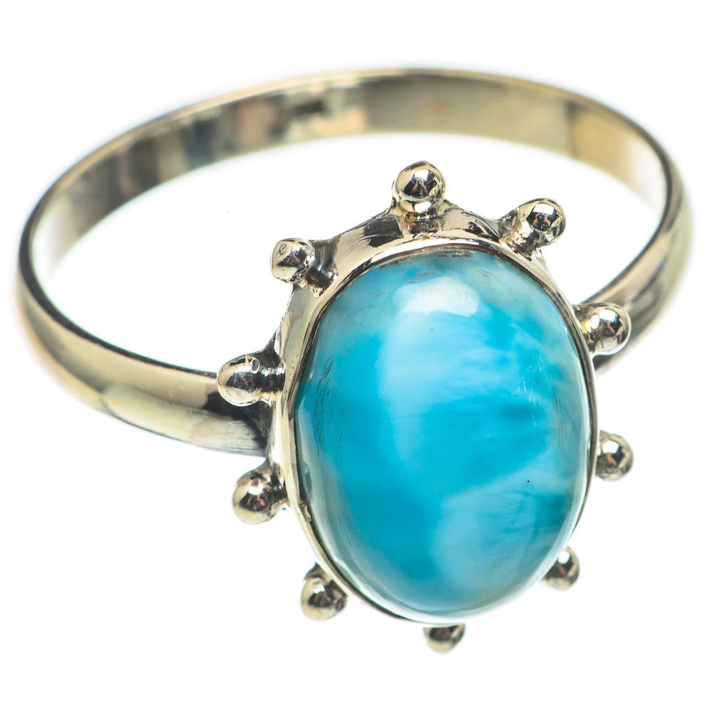 Larimar Rings handcrafted by Ana Silver Co - RING69229