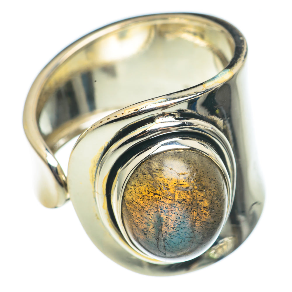 Labradorite Rings handcrafted by Ana Silver Co - RING69230