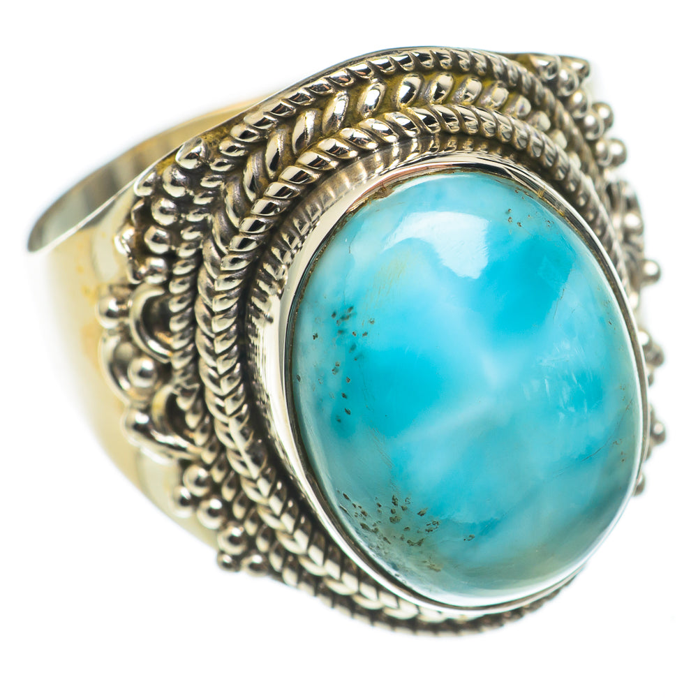 Larimar Rings handcrafted by Ana Silver Co - RING69231