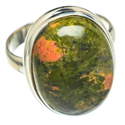 Unakite Rings handcrafted by Ana Silver Co - RING69232