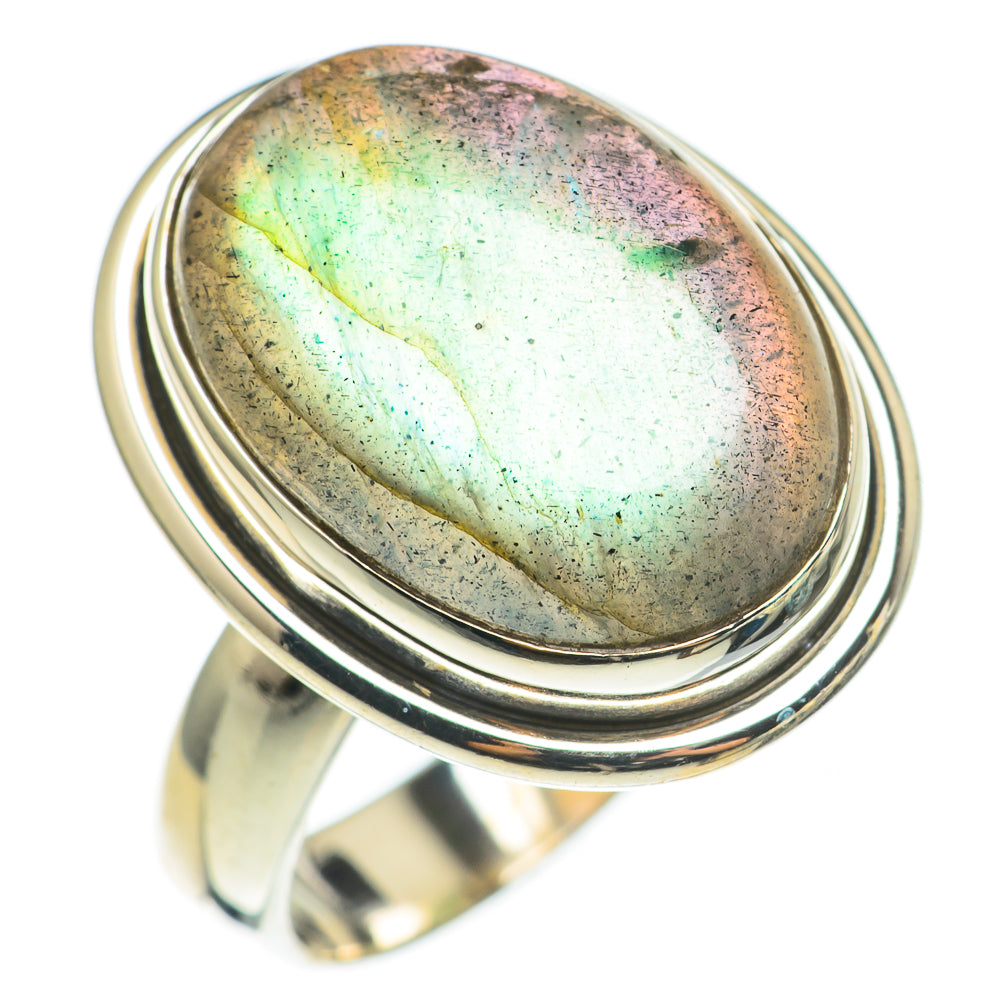 Labradorite Rings handcrafted by Ana Silver Co - RING69233