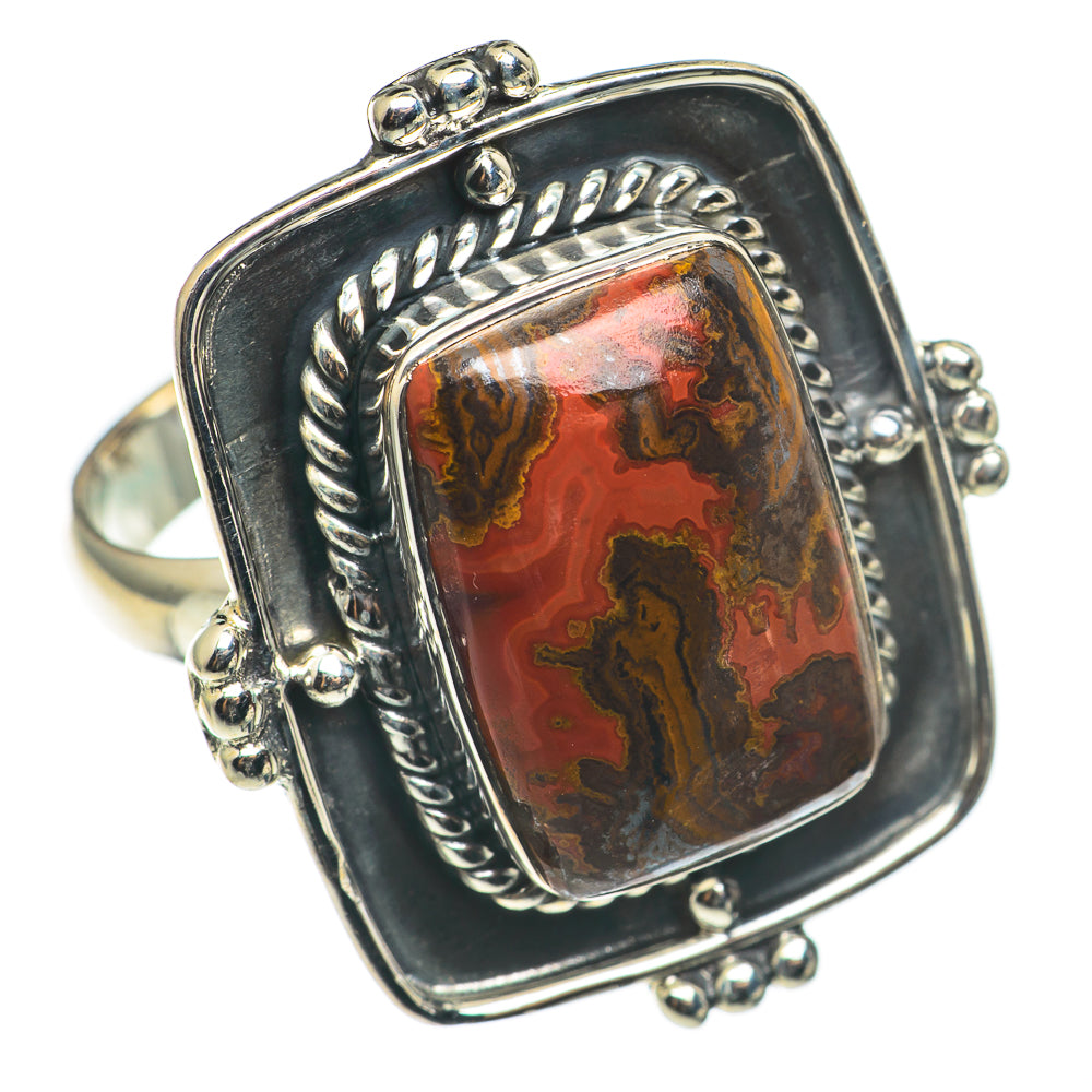 Mahogany Obsidian Rings handcrafted by Ana Silver Co - RING69236
